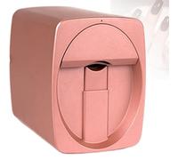Grpquatsch Imprimante à Ongles IntéGréE, ReconnaîT Le Contour du Support, RéSolution 2400 Dpi, Machine Portable, pour Salons De Manucure Et Amateurs De Nail Art Standard-Rosegold