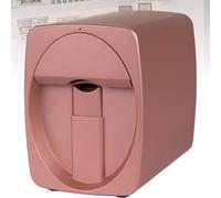 Grpquatsch Imprimante à Ongles Professionnelle Portable, RéSolution 2400 Dpi, Compatible DIY/App/Wi-FI, Peut Imprimer 800 à 1000 Motifs, pour Les Soins De Beauté Personnels Standard-Rosegold