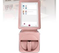 Grpquatsch Imprimante à Ongles Professionnelle Portable, RéSolution 2400 Dpi, Compatible DIY/App/Wi-FI, Peut Imprimer 800 à 1000 Motifs, pour Les Soins De Beauté Personnels Upgraded-Rosegold