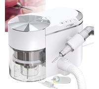 Grpquatsch Ponceuse Polissoir Aspirateur 2-en-1, Extracteur PoussièRe Et Aspirateur IntéGré, Moteur sans Balais 30000 TR/Min, Faible Niveau Sonore (≤ 68 DB) B-White