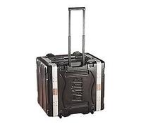 Gator Coffret roulant léger 8U GRR-8L – loquets robustes, poignée rétractable, roues encastrées