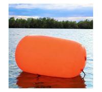 GRRICEPL Flotteurs Gonflables, Balises Gonflables, Obstacles Cylindriques pour Compétitions, Événements Et Signalisation De Sécurité(Orange,80x80x150 cm)