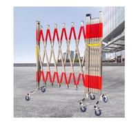 GRRICEPL Garde-Corps Amovible, Barrière De Sécurité Extensible, Barrière De Stationnement Pliante, pour Autoroute, Chantier, Parking(1.1x9 m)