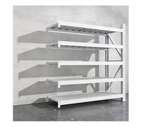 GRRICEPL Rayonnages De Garage Métalliques Robustes Et Réglables, Unités De Rayonnage Industriel pour Entrepôt, pour Garage, Entrepôt, École, Usage Commercial Et Professionnel(White/B,200x60x200 cm/5)