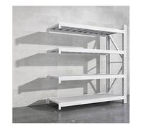 GRRICEPL Rayonnages De Garage Métalliques Robustes Et Réglables, Unités De Rayonnage Industriel pour Entrepôt, pour Garage, Entrepôt, École, Usage Commercial Et Professionnel(White/B,120x40x200 cm/4)