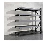 GRRICEPL Rayonnages De Garage Métalliques Robustes Et Réglables, Unités De Rayonnage Industriel pour Entrepôt, pour Garage, Entrepôt, École, Usage Commercial Et Professionnel(Black/B,120x40x200 cm/5)