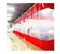 GRRICEPL Rideaux De Préparation pour Peinture en Aérosol, Rideau De Séparation Industriel en PVC, Bâches Push-Pull, pour Pergola, Véranda, Station De Lavage, Entrepôt(2.8x2.6m/9.2x8.5ft)
