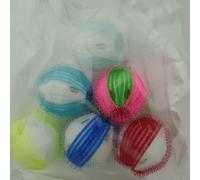 Grsta 12 Pièces Attrape Poils Machine a Laver, Réutilisable Anti Poil Machine à Laver, Boule de Lavage pour Sèche-Linge, Boule Anti Poils Machine a Laver pour Vêtements et la Literie