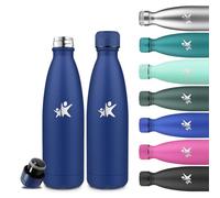Grsta Gourde- 500ml- Gourde Isotherme, 24h Froid & 12h Chaud, Bouteille Isotherme, Anti Fuite, Bouteille Reutilisable, Bouteille d'eau pour l'École, Voyage, Camping, Extérieur