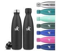 Grsta Gourde- 500ml- Gourde Isotherme, Sans BPA, Gourde Enfant, 24h Froid & 12h Chaud, Bouteille Isotherme, Anti Fuite, Gourde Reutilisable, Bouteille d'eau pour l'École, Camping, Extérieur, Voyage