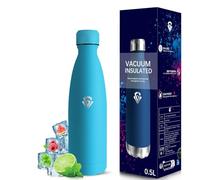 Grsta Gourde- 500ml- Gourde Isotherme, Sans BPA, Gourdes Enfant, 24h Froid & 12h Chaud, Bouteille Isotherme, Anti Fuite, Gourd Reutilisable, Bouteille d'eau pour l'École, Voyage, Camping, Bureau