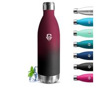 Grsta Gourde Isotherme 1l, Gourde Inox, 24h Froid & 12h Chaud, sans Bpa, Reutilisable, Double Vide, Bouteille d'eau Sport, Facile à Transporter, pour Bureau, Camping, Randonnée, Yoga