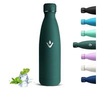 Grsta Gourde Isotherme 750ml, Anti Fuite Gourde Sport, Bouteille Isotherme Sans BPA, Réutilisable Gourdes Inox, 24h Froid et 12h Chaud, Bouteille d'eau en Acier Inoxydable pour Bureau, Yoga, Velo