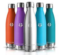 Grsta Gourde Isotherme - 750ml - Bouteille Isotherme, Gourde Sport sans BPA, INOX Reutilisable, Bouteille d'eau pour Gym, école, Voyage