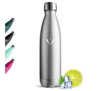 Grsta Gourde Isotherme 750ml, Gourde Inox, 24h Froid et 12h Chaud, Sans BPA Bouteille Isotherme, Anti Fuite Bouteille d'eau en Acier Inoxydable, Réutilisable Gourde Metal pour Outdoor, Yoga, Velo