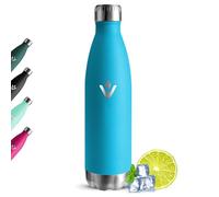 Grsta Gourde Isotherme 750ml, Gourde Inox, 24h Froid et 12h Chaud, Sans BPA Bouteille Isotherme, Anti Fuite Bouteille d'eau en Acier Inoxydable, Réutilisable Gourde Metal pour Sport, Cyclisme, Bureau