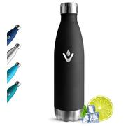 Grsta Gourde Isotherme 750ml, Gourde Inox, 24h Froid et 12h Chaud, Sans BPA Bouteille Isotherme, Anti Fuite Bouteille d'eau en Acier Inoxydable, Réutilisable Gourde Metal pour Sport, Yoga, Cyclisme