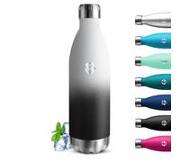 Grsta Gourde Isotherme, Gourde 1l Inox, 24h Froid & 12h Chaud, sans Bpa, Bouteille d'eau Metal, Double Vide, Facile à Transporter, Bouteille d'eau pour Bureau, Randonnée, Camping