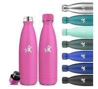 Grsta Gourde Isotherme, Gourde 500ml, 24h Froid & 12h Chaud, Bouteille sans Bpa, Bouteilles Isothermes, Facile à Transporter, Bouteille d'eau pour l'École, Bureau, Extérieur, Camping