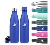 Grsta Gourde Isotherme, Gourde 500ml, Anti Fuite, 24h Froid & 12h Chaud, Bouteilles Isothermes, Facile à Transporter, Bouteille Isotherme pour l'École, Bureau, Extérieur, Camping