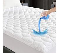 GRT Protège Matelas 120x200 cm Matelassé, Alèse Certifié Oeko-TEX, Surmatelas Imperméable Respirant,Bonnet jusqu'à 30cm avec Élasticité Tout Autour