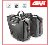 GRT718 GIVI Paire De Sacoches Latérales Imperméables 15LT Avec Sangles Fixation