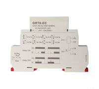 GRT8-EC Relais temporisé compact avec indicateurs LED pour applications AC220V ou AC/DC24V Délai réglable 0.1s à 10 jours Protection IP20