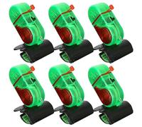 Grtheenumb Alarmes de pêche pour Cannes à pêche, Alarme de Morsure 6pcs avec Une Alarme Morsure Poisson électronique Mise à Niveau lumière LED avec du Son et la lumière pour Les pôles