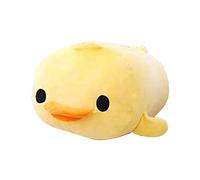 Grtheenumb Canard couché en Coton rembourré, Jouets en Peluche de Canard Jaune Mignon pour Enfants, Coussin d'oreiller Doux, Joli 40Cm |.Peluche