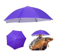 Grtheenumb Chapeau Parapluie, Chapeau Parapluie, tête de Protection UV imperméable, pêche légère réglable avec Bande élastique pour Adultes