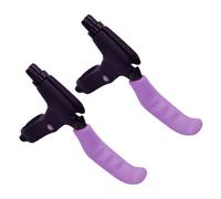 Grtheenumb Couvercle de poignée de frein en silicone, couvercle poignée frein vélo, protection du levier, antidérapant, étanche, accessoire vélo en silicone pour montagne (violet)