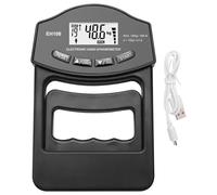Grtheenumb Dynamomètre à Main, testeur de Force de préhension, dynamomètre numérique LCD 180 kg/396 LB, Compteur Force réglable, testeur USB/à Piles pour Le Sport, l'école, la Maison