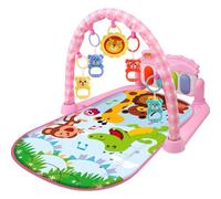 Grtheenumb Ensemble de Jouets musicaux pour bébé Glow and Grow Kick & Play Piano Gym Tapis de Jeu Bleu avec 2 hochets Maracas pour Nouveau-nés Style 1