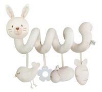 Grtheenumb Jouet de siège de Voiture, Jouet Poussette bébé, Animaux en Peluche en Spirale, Jouets Berceau Suspendus, carillons éoliens d'activité sensorielle éducative précoce pour Nouveau-né 0 à 6