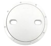 Grtheenumb Plaque de capacité de Bateau, plaques Pont pour Bateaux, Trappe d'accès Marine en ABS antidérapant 10, 39 Pouces, Trappe Bateau Ronde résistante aux intempéries pour Pont, Camping-Car