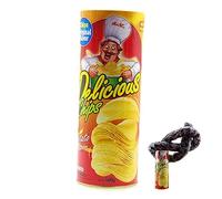 Grtheenumb Serpent | Jouets délicats, Chips de Pomme de Terre, Serpent Peut Sauter, Blague, Farce, Jouet d'halloween (Couleur aléatoire)