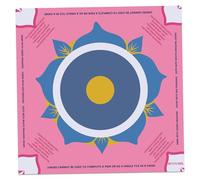 Grtheenumb Tapis de Mahjong avec règles 31, 5 x 31, 5 Pouces Tapis de Table Mahjong Absorbant et antidérapant, Design Floral esthétique pour Les Femmes et la Famille |.Bureau Jeu