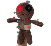 Grtheenumb Voodoo Doll, Voodoo Dolls Polyester Cotton Scary Doll avec des Impressions inquiets Honneur négatif de Vengeance effrayante pour Le collègue, Le Bureau, la Rupture, Le Divorce