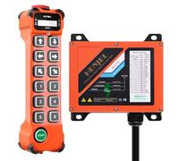 grtowsnu H112 Télécommande Grue Sans Fil 24V 48V 220V (24-264V) 12 Canaux | Radiocommande 150m Industrielle pour Pont Roulant et Palan Électrique Bornes COM indépendantes, câblage simple
