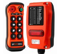grtowsnu Q800 Ultra Télécommande de Grue Sans Fil 12-24V 8 Canaux Boutons | Radiocommande Industrielle pour Pont Roulant et Palan Électrique Système Radio Emetteur Récepteur Facile à Utiliser
