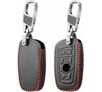 GRTYSVB - Étui en Cuir pour clé de Voiture, pour BMW F30 F20 F11 F10 E87 G20 E46 f31 F34 G30 X3 F25 520 525 M3 M4 Series 1 3 5 Coque Porte-clés télécommande