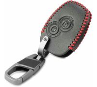 GRTYSVB - Étui en Cuir pour clé de Voiture, pour Dacia Duster Phase 2 Logan 3 1 pour Renault Funguje So AKO Coque Porte-clés télécommande