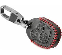 GRTYSVB - Étui en Cuir pour clé de Voiture, pour Ford Focus KA Galaxy Mondeo Transit Connect Cougar Puma Fushion Coque Porte-clés télécommande