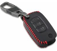 GRTYSVB - Étui en Cuir pour clé de Voiture, pour Mercedes pour Benz Smart City Fortwo Forfour Roadster pour Renault Twingo Clio Coque Porte-clés télécommande