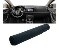 GRTYSVB - Housse de Tableau de Bord de Voiture en Flanelle et Polyester, Pare-Soleil, Tapis antidérapant pour éviter la lumière pour Skoda Karoq 2017 2018 2019 2020 2021 2022 2023