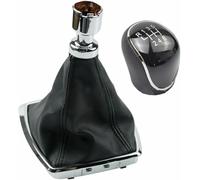 GRTYSVB - Pommeau de Levier de Vitesse 5/6 Vitesses, Soufflet de Levier de Vitesse, Couvercle de Coffre pour Ford pour Kuga 2008-2012 pour C-Max 2008-2010