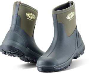 Grubs Bottes en caoutchouc Midline Unisex Mid Height Wellies Green EUR 38