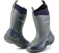 Grubs Bottes en caoutchouc pour enfants Muddies Icicle Wellies Grey EUR 23