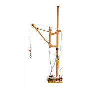 Grue à colonne d'intérieur à flèche pliante, palan à bras pivotant, hauteur 10,5 pieds/3,2 m, colonne 54 mm, bras pivotant 63 mm, capacité de charge 400 kg(Includes standard motor)