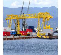Grue à conteneurs-HO-1/87-KIBRI 38530